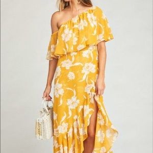 Show me your mumu one shoulder dress